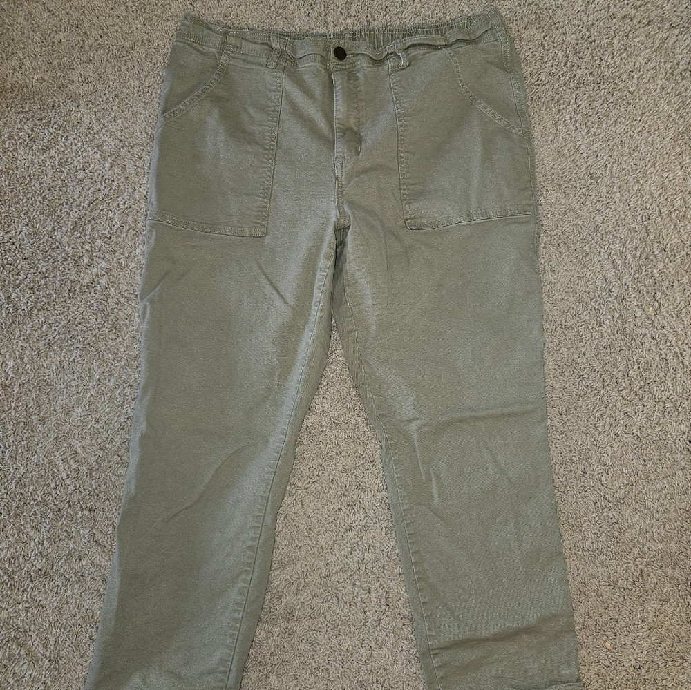Xl green cargo jeans